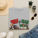 Political Graphic Tee — "Donald Trump vs Iran" Satirical Shirt