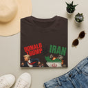 Political Graphic Tee — "Donald Trump vs Iran" Satirical Shirt
